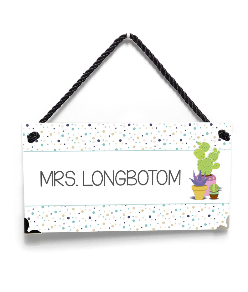 Personalizable Cute Graduation Gift Fo New Teachers Cactus