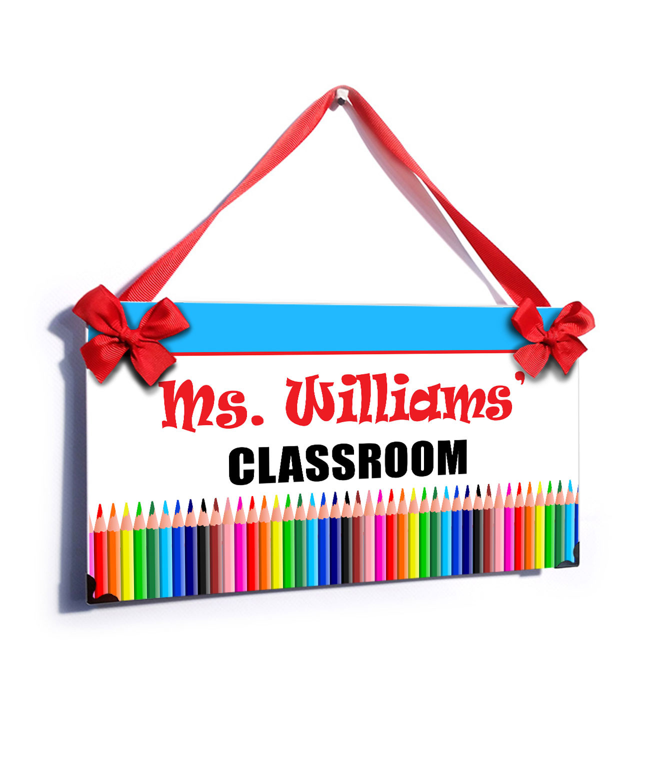 Customized Teacher Appreciation Gift Door Plaque