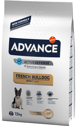 Ração para Cães  Bulldog Francês (7.5Kg - Seca - Porte Médio - Adulto)