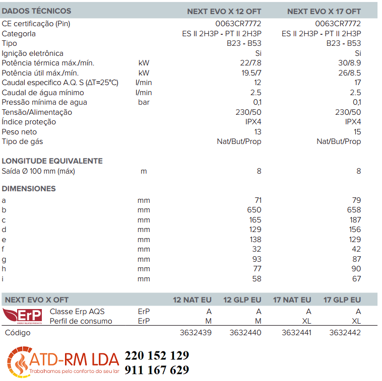 ARISTON NEXT EVO X OFT