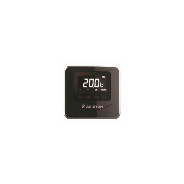 Termóstato Sem Fio Ariston Cube RF Preto