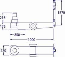 Macaco hidropneumático 60TON - P303NV