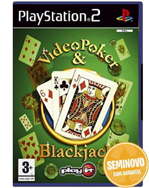 Video Poker &amp;amp;amp; Blackjack | PS2 | Usado