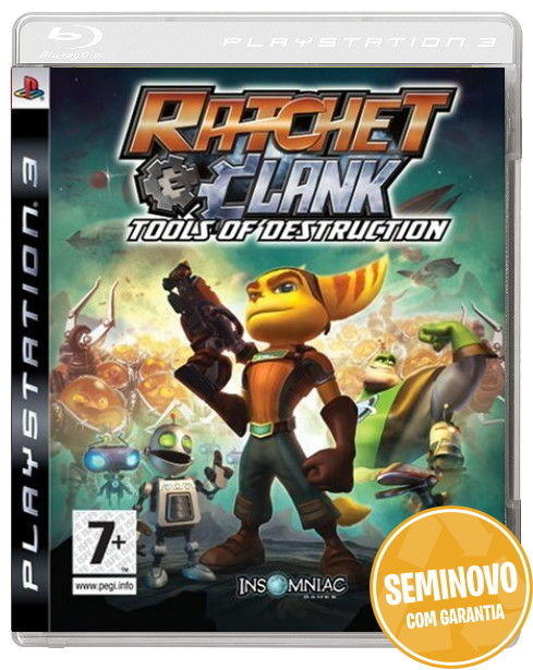 Ratchet & Clank Tools of Destruction | PS3 | Usado