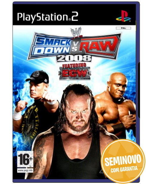 Smackdown VS Raw 2008 | PS2 | Usado
