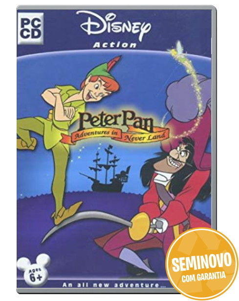 Peter Pan Aventuras Na terra Do Nunca | PC | USADO