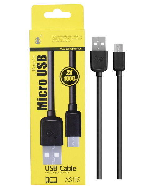 Cabo Micro USB OnePlus Preto | Novo