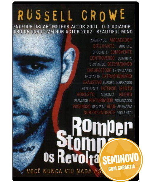 Romper Stomper Os Revoltados | DVD | Usado
