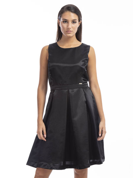 Vestido Saia Plissada