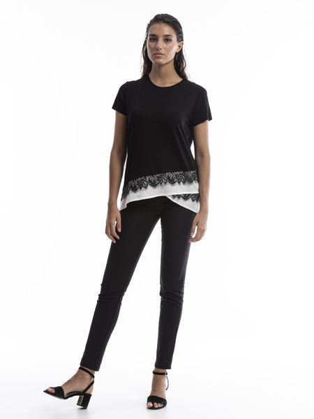 T-Shirt Com Renda (+ Cores)