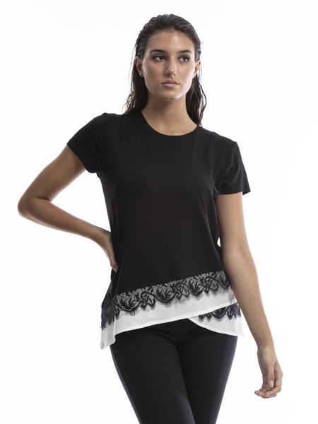 T-Shirt Com Renda (+ Cores)