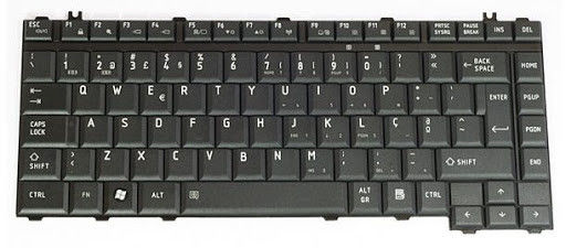 Teclado Toshiba Preto A200 A300 - K000053200